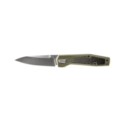 Abbildung von Gerber Taschenmesser mit Gürtelclip, Fuse, Klingenlänge: 8,56 cm, Glasfaserverstärkter Kunststoff/7Cr17MoV, Grün, 30 001876