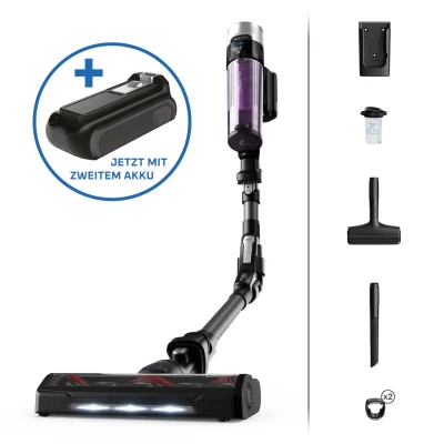 Abbildung von Rowenta Akku Hand und Stielstaubsauger &quot;RH2038 X Force Flex 9.60 Allergy,&quot;, kabellos, hohes Fassungsvermögen, Gelenk, lange Betriebsdauer