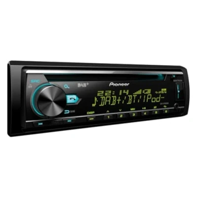 Abbildung von Pioneer DEH X7800DAB AN, 1 DIN Autoradio, CD Tuner mit RDS, FM und DAB/DAB+ Tuner, CD, MP3, USB, AUX Eingang, Bluetooth Freisprecheinrichtung, kompatibel Android iPod/iPhone, inkl. DAB Antenne
