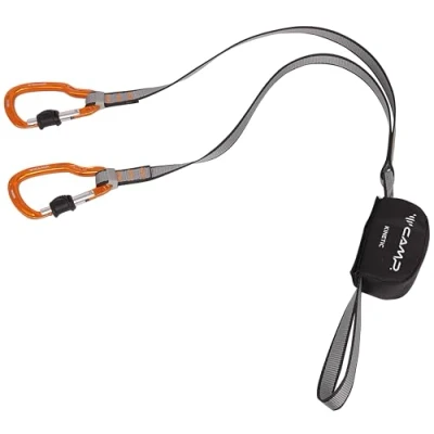 Abbildung von C.A.M.P. Unisex Erwachsene Set Ferrata Kinetic, Grau/Schwarz/Orange, Einheitsgröße