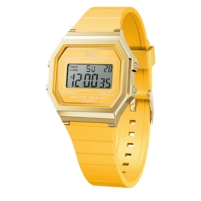 Abbildung von Ice Watch Retro Digitaluhr, Damen, Größe: One Size, Light pineapple