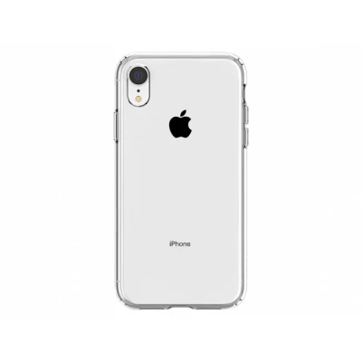 Abbildung von Apple iPhone Xr Hülle Silikon Spigen Soft Case/Backcover Handyhülle Transparent