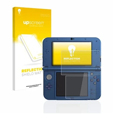 Abbildung von upscreen Entspiegelungs Schutzfolie für Nintendo New 3DS XL Displayschutz Folie Matt [Anti Reflex, Anti Fingerprint]