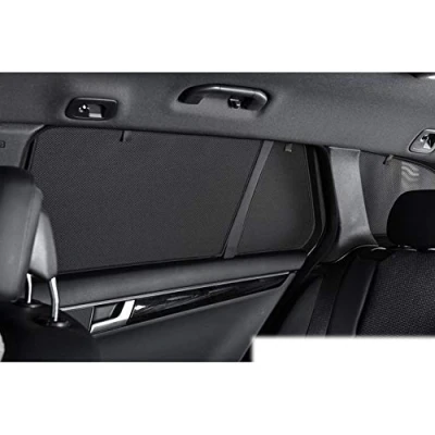 Abbildung von Satz Car Shades kompatibel mit Seat Arona (KJ) 2017 (6 teilig), Schwarz
