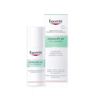 Abbildung von Eucerin THERAPIEBEGL. Feuchtigkeitspflege Dermopure Mildert Irritationen Gesichtscreme, Größe: 50 ml,