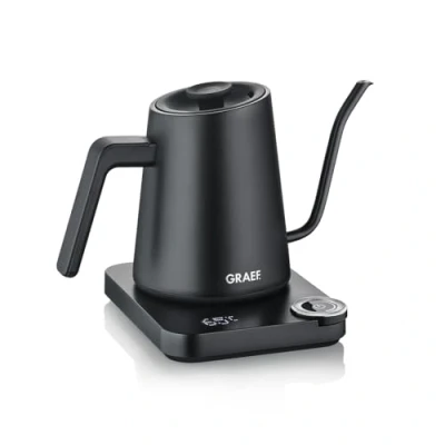 Abbildung von Graef Wasserkocher 0,9l GK502EU schwarz Transferkessel