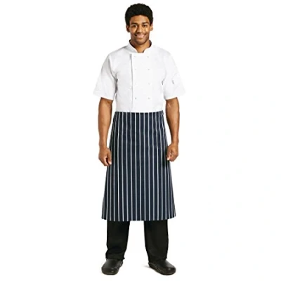 Abbildung von Whites Chefs Apparel B427 Polyester Baumwoll Lätzchen Schürze, Olive