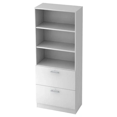 Abbildung von HAMMERBACHER Regalschrank 7300 RE, V7300/W/W/RE weiß
