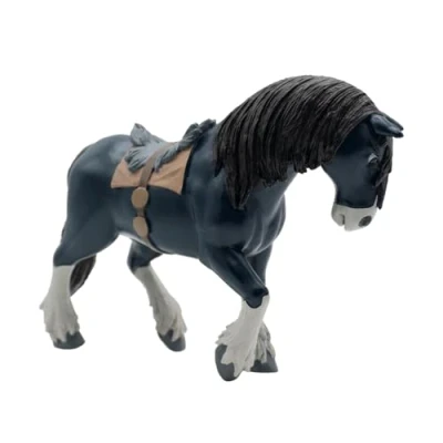 Abbildung von Bullyland 12828 Spielfigur Pferd Angus aus Disney Pixar Merida Legende der Highlands, ca. 16 cm, detailgetreu, ideal als kleines Geschenk für Kinder ab 3 Jahren