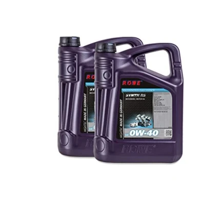 Abbildung von ROWE 2x 5 Liter HIGHTEC SYNTH RS SAE 0W 40 Motorenöl Pkw Motoröl für moderne und sportliche Otto oder Dieselmotoren, mit ohne Turboaufladung