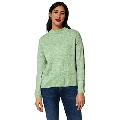 Abbildung von Street One ZOPF Strickpullover, Damen, Größe: 42, Clary mint melange