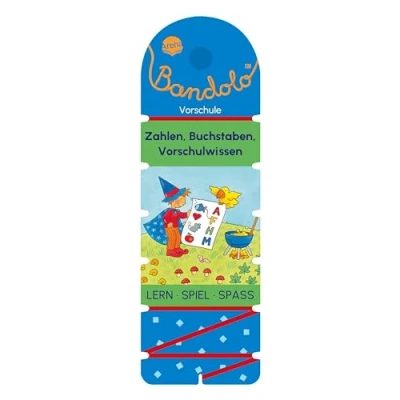 Abbildung von Bandolo. Zahlen, Buchstaben, Vorschulwissen: Lernspiel mit Lösungskontrolle für Kinder ab 5 Jahren