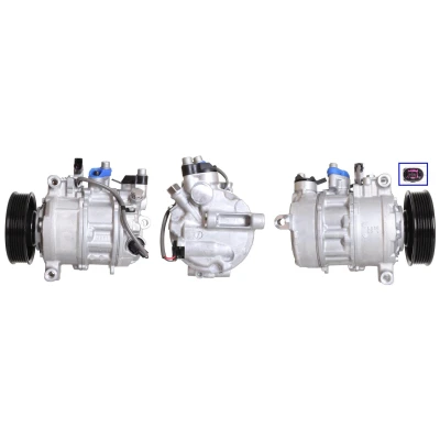 Abbildung von ELSTOCK 51 1036 Kompressor PAG 46 R134a mit Dichtungen VOLKSWAGEN: Amarok Pickup