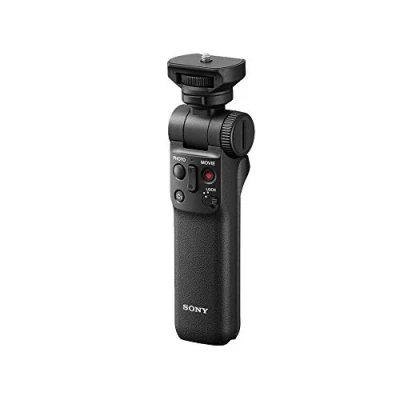 Abbildung von Sony GP VPT2BT Bluetooth Handgriff (für Selfies und Vlogging, auch als Tripod nutzbar, kompatibel mit A9M2, A9, A7RM4, A7RM3, A7M3, A6600, A6400, A6100, RX100M7, RX0M2, ZV 1) schwarz