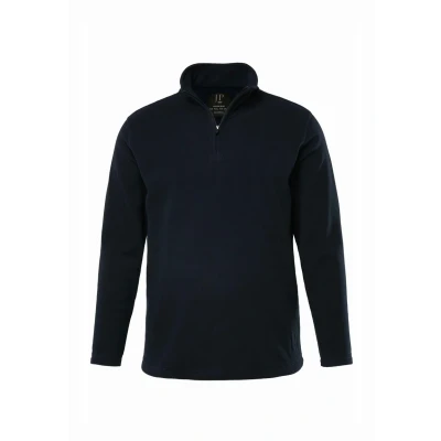 Abbildung von JP1880 Troyer Stehkragen Zipper Fleecepullover, Herren, Größe: XL, Navy blue