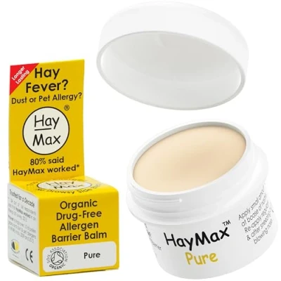 Abbildung von HayMax Heuschnupfen Nasenfilter Pur 5 ml Bio Allergie bei Pollenallergie, macht nicht müde Fängt Pollen, Staub und Allergene ab Für Erwachsene, Kinder Schwangere geeignet