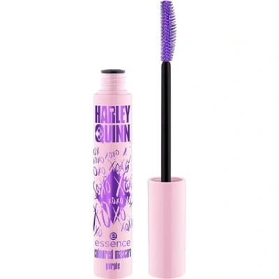 Abbildung von essence Harley Quinn coloured mascara, Nr. 01, Violett, definierend, Färbeeffekt, verlängernd, farbintensiv, vegan, ohne Mikroplastikpartikel, Nanopartikel frei, Parfüm, 1er Pack (12ml)