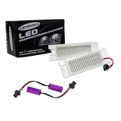 Abbildung von letronix SMD LED Kennzeichenbeleuchtung Nummernschildbeleuchtung Module mit E Prüfzeichen