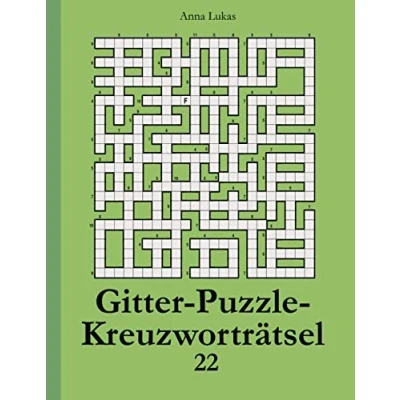 Abbildung von Gitter Puzzle Kreuzworträtsel 22