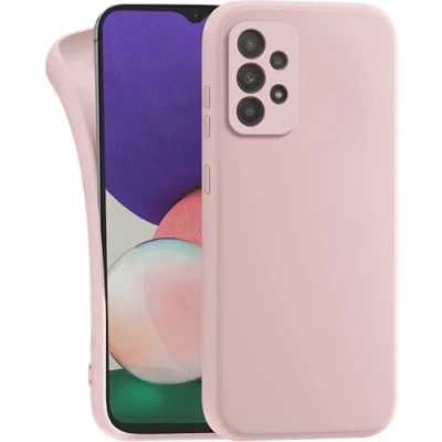 Abbildung von MyGadget Hülle für Samsung Galaxy A52 4G 5G A52s Schutzhülle TPU Case Slim Silikonhülle Back Cover Kratzfest Handyhülle Rosa