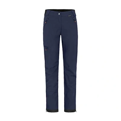 Abbildung von Bergson Outdoorhose TESSE COMFORT Damen Softshellhose, winddicht, strapazierfähig, Kurzgrößen, peacoat