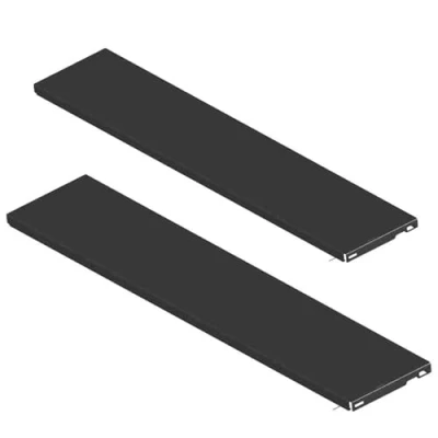 Abbildung von Element System 10700 00007 Stahlfachboden, Schwarzmatt, 800 x 200 mm