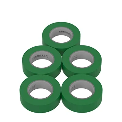 Abbildung von AUPROTEC 5X Isolierband grün 15mm x 10m VDE Isoband PVC Elektriker Klebeband DIN EN 60454 3 1