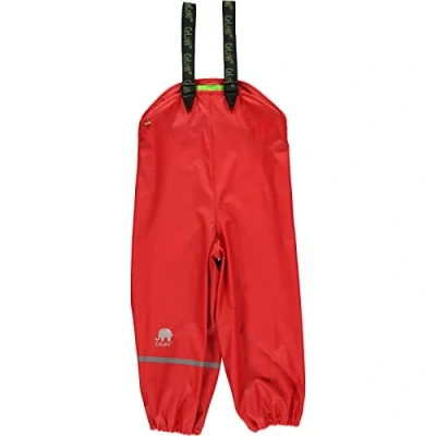 Abbildung von Celavi Baby Unisex Regen Latzhose, Alter 18 24 Monate, Größe: 90, Farbe: Rot, 1155