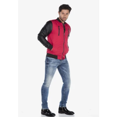 Abbildung von Cipo &amp; Baxx Bomberjacke, Herren, Größe: Large, Red