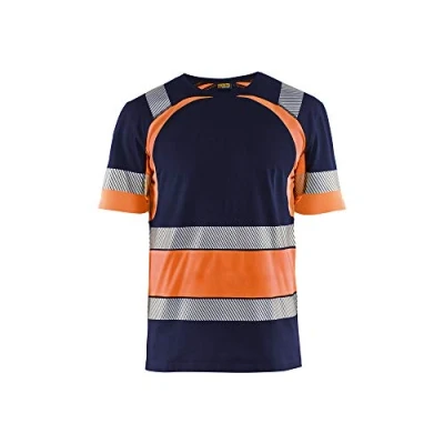 Abbildung von Blaklader 342110308853XXL T Shirt, Marineblau/Orange, Größe XXL