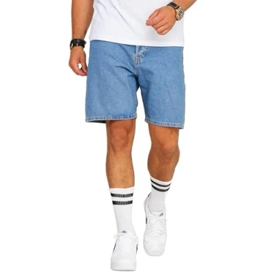Abbildung von Jack &amp; Jones Itony Infinity Jeans Shorts, Herren, Größe: Large, Light blue denim