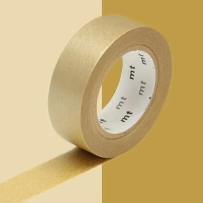 Abbildung von mt Masking Tape einfarbig / Washi Gold