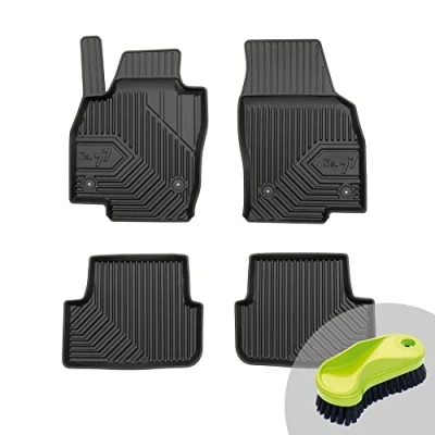 Abbildung von FROGUM No.77 Gummimatten Ganzjahresset von Auto Fußmatten Autofussmatten für SEAT Arona ab 2017, Ibiza V 2017 Langlebiges TPE Material