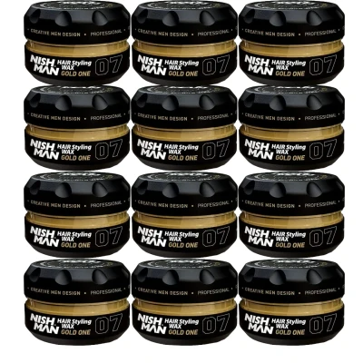 Abbildung von Nish Man 07 Hair Styling Wax Gold One Herrenduft…