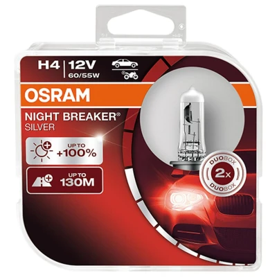Abbildung von OSRAM 64193NBS HCB Glühlampe, Fernscheinwerfer H4 12V 60/55W Halogen FORD: FIESTA 5, Fusion Kombi, Transit Mk6 Kastenwagen, MERCEDES BENZ: SL Cabrio