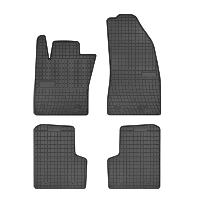 Abbildung von FROGUM 546115 Fußmattensatz Gummi vorne und hinten 4 schwarz Maßgefertigt JEEP: Renegade SUV