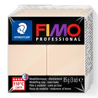 Abbildung von 4 x Staedtler Modelliermasse Fimo professional Kunststoff 85g beige