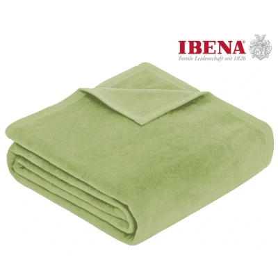 Abbildung von IBENA Wohndecke &quot;Luxus&quot;, verschiedene Größen, unifarbenes Design, Kuscheldecke