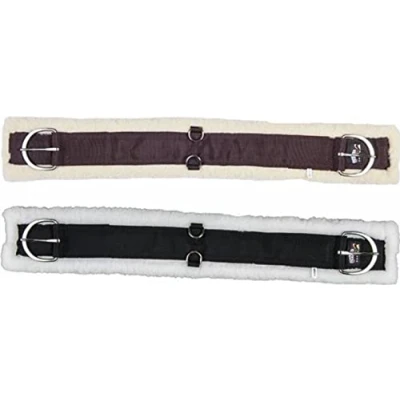 Abbildung von HKM Western Neopren Sattelgurt Teddy Braun 80 cm