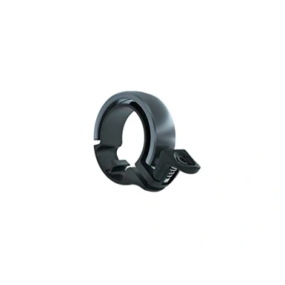 Abbildung von Oi Classic Fahrradklingel Schwarz/Grau Large. 23.8 31.8mm