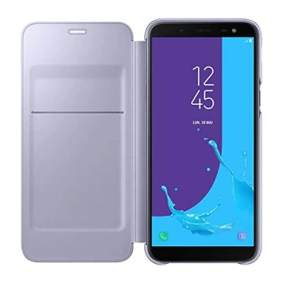 Abbildung von Samsung Wallet Cover für Galaxy J6 Lila EF WJ600CVEGWW 2018