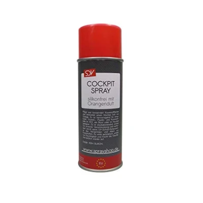 Abbildung von SDV Chemie Cockpitspray Orangenduft silikonfrei 1x 400ml Cockpit Pflege Reiniger Auto Car