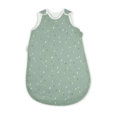 Abbildung von Ehrenkind® Baby Sommerschlafsack Rund Bio Baumwolle Sommer Schlafsack Gr. 86/92 Jade Tropfen Kinder