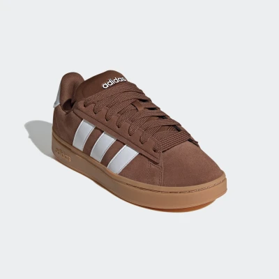 Abbildung von adidas Originals Grand Court Sneaker low, Herren, Größe: 45 1/3, Beige Veloursleder