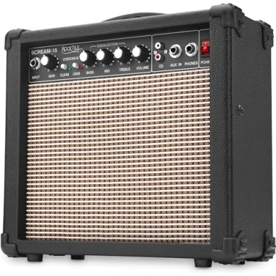 Abbildung von Rocktile Scream 15 Gitarrenverstärker Verstärker (Anzahl Kanäle: 2 (Clean und Overdrive), W, Mini Combo Amp 3 Band Equalizer)