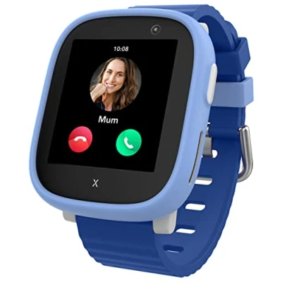 Abbildung von XPLORA X6 Play wasserdichte Telefon Uhr für Kinder (mit SIM Karte) 4G, Anrufe, Nachrichten, Schulmodus, SOS Funktion, GPS, Kamera, Schrittzähler inkl kostenlosem Tarif Vertrag 3 Mon. (BLAU)