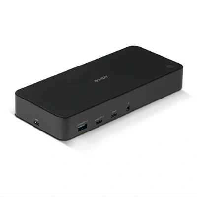Abbildung von Lindy 43366 Dockingstation Hybrid USB Typ C und A 3 x 4 K (DP, HDMI)