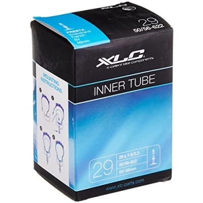 Abbildung von XLC Unisex Erwachsene Fahrradschlauch 29 x 1.9/2.3 50/56 622 SV 48 mm VT A29, Schwarz, One Size