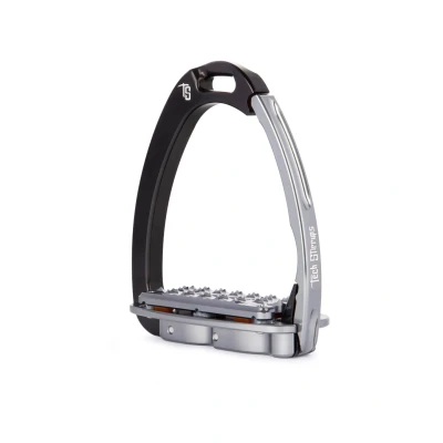 Abbildung von Tech Stirrups Steigbügel Venice Plus EVO Schwarz/Titan Adult