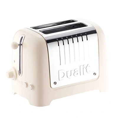Abbildung von Dualit Toaster Lite extra breite Schlitze Leinwand weiß D26273